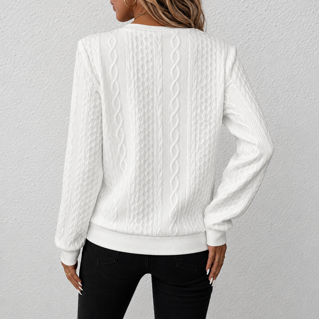 Heidi™ | Cozy Textured Quarter-Zip Pullover