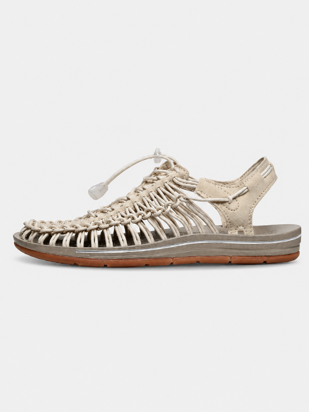 Men's Summer Closed Toe Sandals with Cutout Design