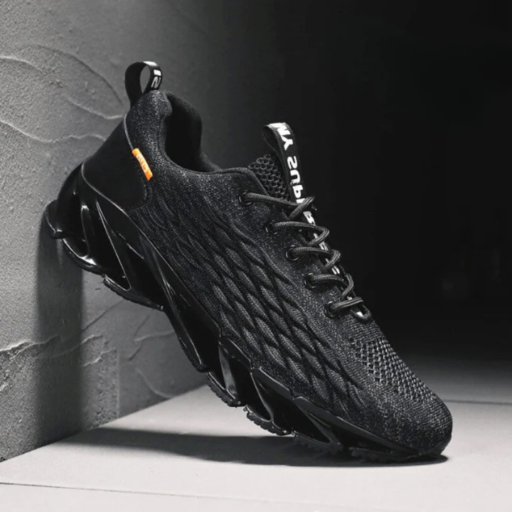Men's Mesh Running Sneakers - Sporty Shoes with Enhanced Grip