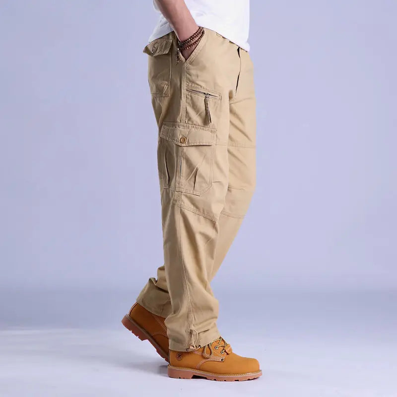 Men's Durable Ripstop Cotton Cargo Pants - Versatile and Reliable
