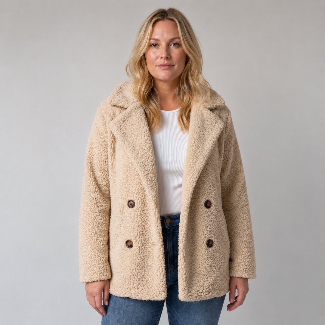 Holly | Plush Teddy Coat