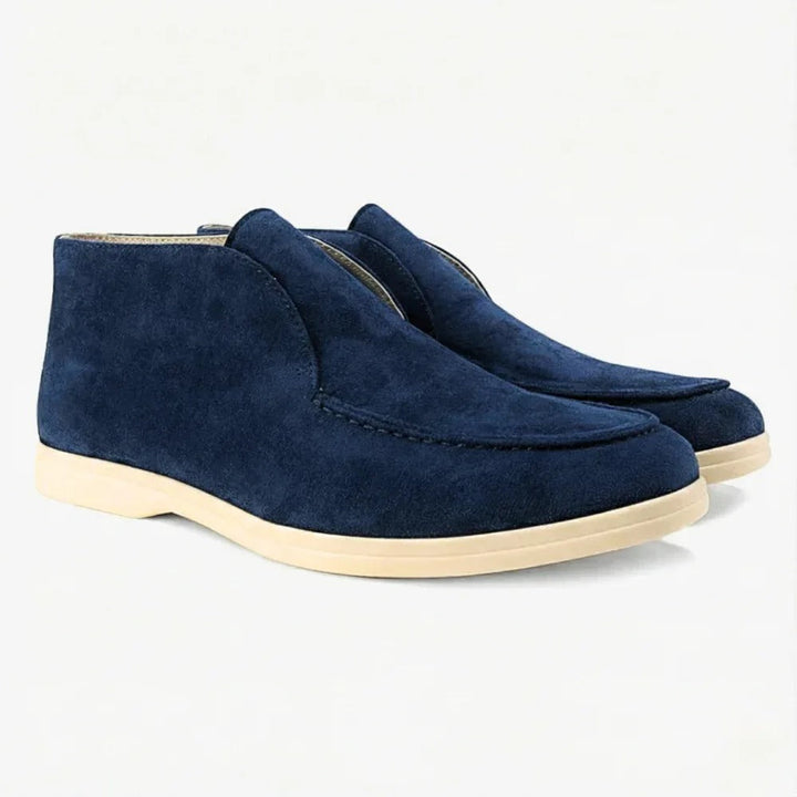 Black Suede Mariner Loafers