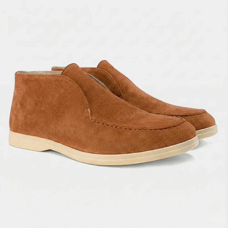 Caramel Mariner Suede Loafers