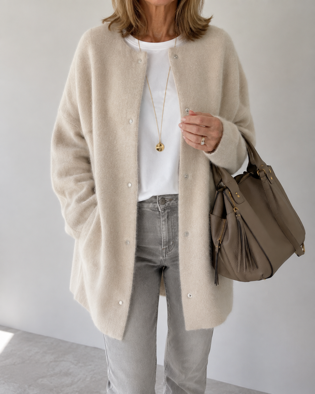 Lorraine™ | Cozy Button-Up Cardigan