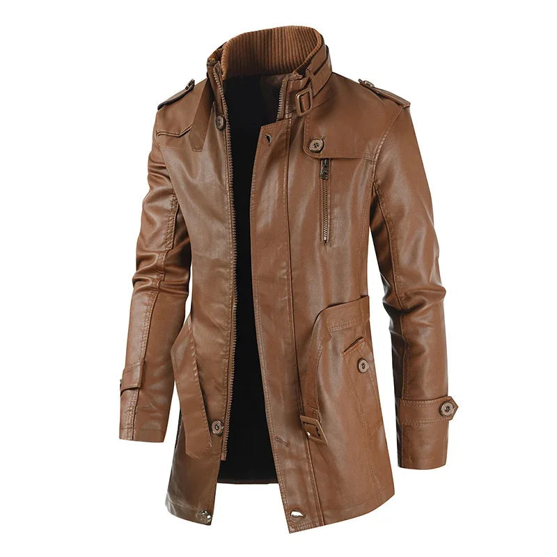 Stylish Leather Biker Jacket