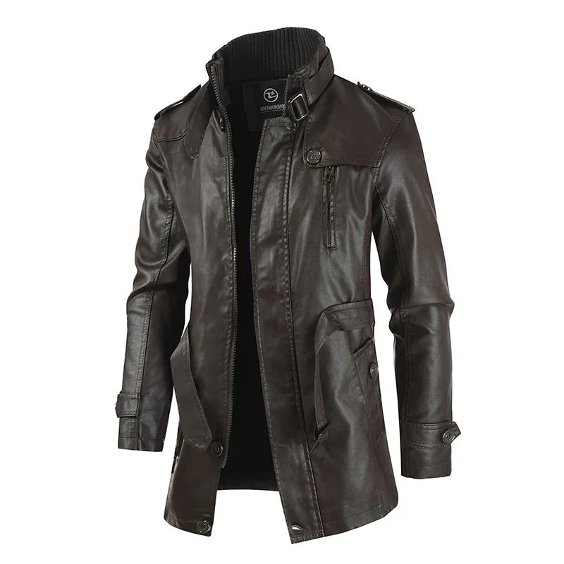 Stylish Leather Biker Jacket