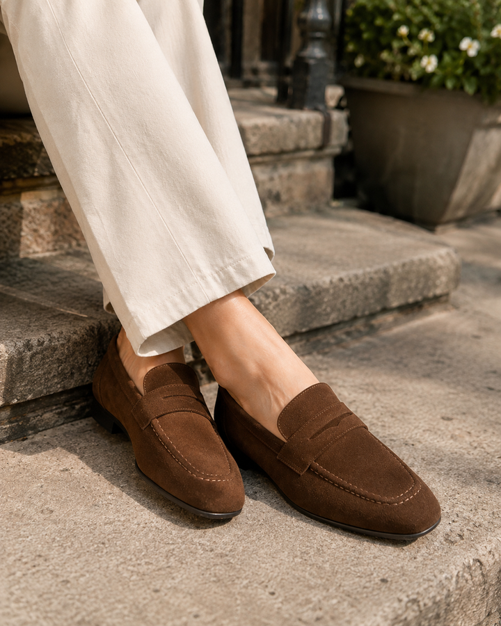 Marlene | Luxurious Suede Slip-On Loafers